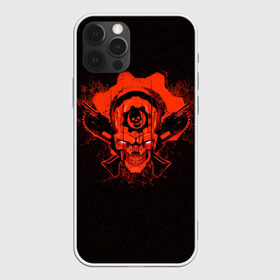 Чехол для iPhone 12 Pro Max с принтом Gears of War в Рязани, Силикон |  | Тематика изображения на принте: gears | skull | war | маркус | феникс | череп