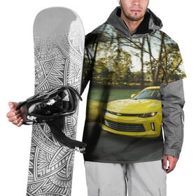 Накидка на куртку 3D с принтом Chevrolet Camaro в Рязани, 100% полиэстер |  | chevrolet | авто | автомобиль | блатная | иномарка | красивая | крутая | логотип | марка | марка красивая | машина | пацанский таз | прикольная | седан | сша | тачила | тачка | шевроле | эмблема