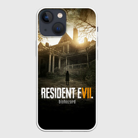 Чехол для iPhone 13 mini с принтом Resident Evil в Рязани,  |  | horror | jovovich | milla | zombie | вирус | зло | зомби | йовович | милла | обитель | ужас