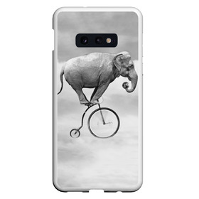 Чехол для Samsung S10E с принтом Hipster Bike в Рязани, Силикон | Область печати: задняя сторона чехла, без боковых панелей | elephant | hipster | индия | йога | слон | хипстер