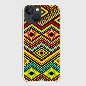 Чехол для iPhone 13 mini с принтом Мексиканский узор в Рязани,  |  | abstract | decorative | drawing | fabric | fashion | geometric | traditional | tribal seamless patterns and ethnic ornaments | народный | узор | этнический