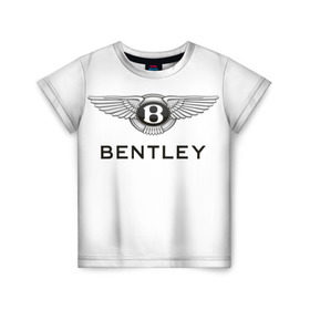 Детская футболка 3D с принтом Bentley в Рязани, 100% гипоаллергенный полиэфир | прямой крой, круглый вырез горловины, длина до линии бедер, чуть спущенное плечо, ткань немного тянется | bentley | brand | britain | car | elite | expensive | limited | logo | mtorz | автомобиль | британия | бэнтли | дорогой | лимитед | логотип | марка | мторз | элитный