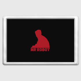 Магнит 45*70 с принтом Mr Robot в Рязани, Пластик | Размер: 78*52 мм; Размер печати: 70*45 | Тематика изображения на принте: mister | robot | мистер робот