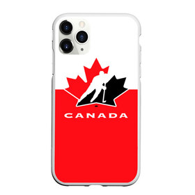 Чехол для iPhone 11 Pro матовый с принтом TEAM CANADA в Рязани, Силикон |  | 2017 | canada | hochey | team | teamcanada | канада | мира | россия | хоккей | чемпионат | чм2017