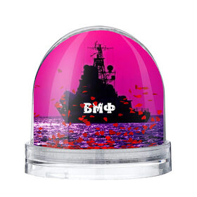 Водяной шар с принтом ВМФ в Рязани, Пластик | Изображение внутри шара печатается на глянцевой фотобумаге с двух сторон | 3d | blue | брызги | вмф | вода | военный | волны | исторический | капли | корабль | лето | море | моряк | океан | природа | фрегат | шторм