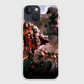 Чехол для iPhone 13 mini с принтом WH40k Angelos в Рязани,  |  | dawn | eldar | war | warhammer | wh | wh40k | вархаммер | ваха | эльдар | эльдары