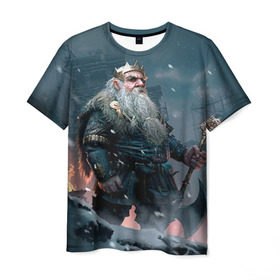Мужская футболка 3D с принтом Witcher gwent 7 в Рязани, 100% полиэфир | прямой крой, круглый вырез горловины, длина до линии бедер | gwent | witcher | ведьмак | гвинт | геральт | гном | краснолюд