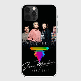 Чехол для iPhone 12 Pro с принтом Tokio Hotel в Рязани, силикон | область печати: задняя сторона чехла, без боковых панелей | Тематика изображения на принте: 2017 | dream machine | tokio hotel | билл каулитц | георг листинг | густав шефер | токийский отель | том каулиц