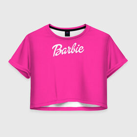 Женская футболка 3D укороченная с принтом Барби в Рязани, 100% полиэстер | круглая горловина, длина футболки до линии талии, рукава с отворотами | Тематика изображения на принте: badgirl | barbie | beach party | beaches | bride | crew | girl | girlfriends | henparty | pink | power | princess | real girls | superbride | team | девичник | для влюбленных | для подруг | замуж | море | невеста | отдых | пляж | пляжная вечеринка | подру