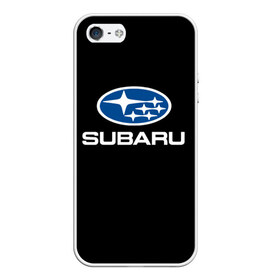 Чехол для iPhone 5/5S матовый с принтом Subaru в Рязани, Силикон | Область печати: задняя сторона чехла, без боковых панелей | subaru | автомобиль | марка | машина | субару