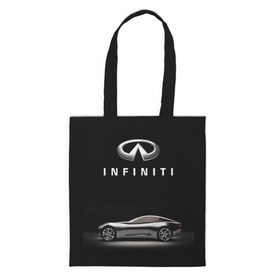 Сумка 3D повседневная с принтом Infiniti в Рязани, 100% полиэстер | Плотность: 200 г/м2; Размер: 34×35 см; Высота лямок: 30 см | авто | инфинити | марка | машина