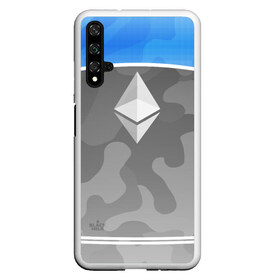 Чехол для Honor 20 с принтом Black Milk Ethereum - Эфириум в Рязани, Силикон | Область печати: задняя сторона чехла, без боковых панелей | black milk | ethereum | etherium | litecoin | крипта | крипто | криптовалюта | лайткоин | майнер | майнинг | эфир