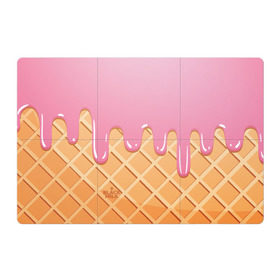 Магнитный плакат 3Х2 с принтом Black Milk Мороженое Стаканчик в Рязани, Полимерный материал с магнитным слоем | 6 деталей размером 9*9 см | Тематика изображения на принте: ice cream | мороженое | рожок | стаканчик | эскимо