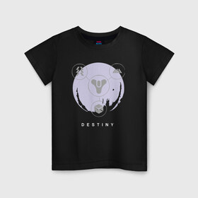 Детская футболка хлопок с принтом Planet в Рязани, 100% хлопок | круглый вырез горловины, полуприлегающий силуэт, длина до линии бедер | destiny | destiny 2 | дестени | космос