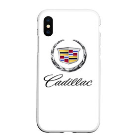 Чехол для iPhone XS Max матовый с принтом Cadillac в Рязани, Силикон | Область печати: задняя сторона чехла, без боковых панелей | авто | кадиллак | марка | машина