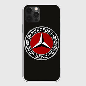 Чехол для iPhone 12 Pro Max с принтом Mercedes-Benz в Рязани, Силикон |  | car | germany | logo | make | mercedes benz | автомобиль | германия | логотип | марка | мерседес бенц