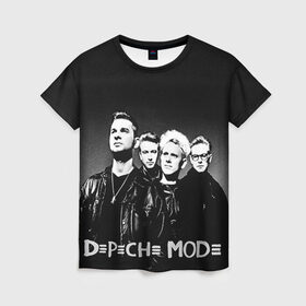 Женская футболка 3D с принтом Depeche mode в Рязани, 100% полиэфир ( синтетическое хлопкоподобное полотно) | прямой крой, круглый вырез горловины, длина до линии бедер | альтернативный рок | вестник моды | винс кларк | депеш мод | депешмод | дэйв гаан | индастриал рок | мартин гор | синти поп | электроник рок | энди флетчер