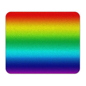 Коврик прямоугольный с принтом Радуга (Витражный Градиент) в Рязани, натуральный каучук | размер 230 х 185 мм; запечатка лицевой стороны | gradient | rainbow | витраж | градиент | радуга