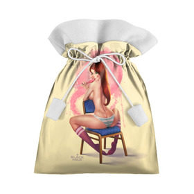 Подарочный 3D мешок с принтом Pin Up Pop Art Girl в Рязани, 100% полиэстер | Размер: 29*39 см | comics | girl | lollipop | pin up | pop art | арт | девочка | дизайн | конфетка | лолита | милая | мода | пафос | поп арт | сосательная | стиль | чупа чупс