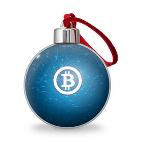 Ёлочный шар с принтом Bitcoin Blue - Биткоин в Рязани, Пластик | Диаметр: 77 мм | bitcoin | ethereum | litecoin | биткоин | интернет | крипта | криптовалюта | лайткоин | майнинг | технологии | эфир