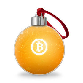 Ёлочный шар с принтом Bitcoin - Биткоин в Рязани, Пластик | Диаметр: 77 мм | bitcoin | ethereum | litecoin | биткоин | интернет | крипта | криптовалюта | лайткоин | майнинг | технологии | эфир