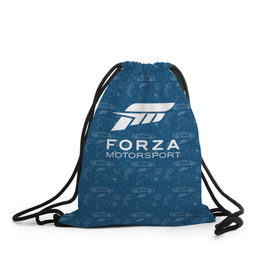 Рюкзак-мешок 3D с принтом Forza Motorsport в Рязани, 100% полиэстер | плотность ткани — 200 г/м2, размер — 35 х 45 см; лямки — толстые шнурки, застежка на шнуровке, без карманов и подкладки | car | crew | dirt | flatout | grid | need | nfs | race | speed | гонки | машина | скорость