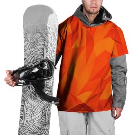 Накидка на куртку 3D с принтом Orange geometry в Рязани, 100% полиэстер |  | Тематика изображения на принте: abstraction | абстракция | геометрия | грани | линии | полигоны | сочетания | текстура | треугольники