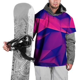 Накидка на куртку 3D с принтом Violet polygon в Рязани, 100% полиэстер |  | 3d | abstraction | абстракция | геометрия | грани | линии | полигоны | розовый | сочетания | текстура | треугольники | фиолетовый