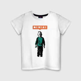 Детская футболка хлопок с принтом ИГНОР в Рязани, 100% хлопок | круглый вырез горловины, полуприлегающий силуэт, длина до линии бедер | Тематика изображения на принте: арт | бэнкси | граффити | поп арт | стрит арт