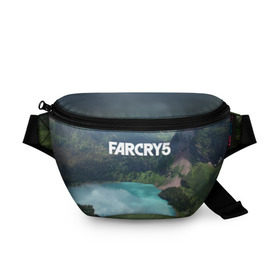 Поясная сумка 3D с принтом Far Cry 5 в Рязани, 100% полиэстер | плотная ткань, ремень с регулируемой длиной, внутри несколько карманов для мелочей, основное отделение и карман с обратной стороны сумки застегиваются на молнию | far cry | far cry 5 | фар край