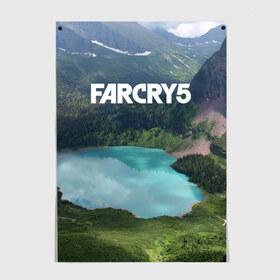 Постер с принтом Far Cry 5 в Рязани, 100% бумага
 | бумага, плотность 150 мг. Матовая, но за счет высокого коэффициента гладкости имеет небольшой блеск и дает на свету блики, но в отличии от глянцевой бумаги не покрыта лаком | far cry | far cry 5 | фар край