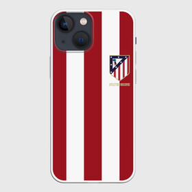 Чехол для iPhone 13 mini с принтом Атлетико Мадрид в Рязани,  |  | atletico madrid | club | emblem | form | logo | soccer | spanish | атлетико мадрид | испанский | клуб | логотип | форма | футбольный | эмблема