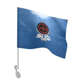 Флаг для автомобиля с принтом БЧ-6 Авиационная в Рязани, 100% полиэстер | Размер: 30*21 см | авиация | бч6 | палубная авиация | флот | фмф
