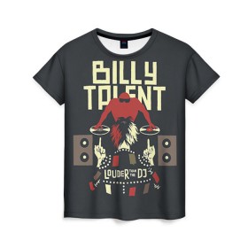 Женская футболка 3D с принтом BILLY TALENT 4 в Рязани, 100% полиэфир ( синтетическое хлопкоподобное полотно) | прямой крой, круглый вырез горловины, длина до линии бедер | aaron solowoniuk | afraid of heights | benjamin kowalewicz | billy talent | dead silence | ian michael d’sa | jonathan eric gallant | pezz | аарон соловонюк | альтернативный | бенджамин ковалевич | джонатан гэллант | иэн ди’сэй | канада