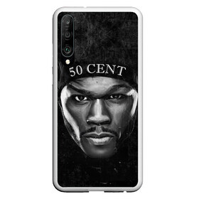 Чехол для Honor P30 с принтом 50 cent в Рязани, Силикон | Область печати: задняя сторона чехла, без боковых панелей | 50 cent | 50 центов | rap | гангста рэп | кертис джексон | пятьдесят центов | рэп | фифти сент | хип хоп