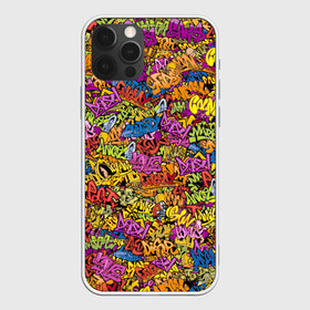 Чехол для iPhone 12 Pro Max с принтом Граффити в Рязани, Силикон |  | graffiti | street art | графити | краска | надписи | паттерн | рисунки | стикербомбинг | текстура