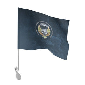 Флаг для автомобиля с принтом ООСпН ВДВ (45 Полк ВДВ) в Рязани, 100% полиэстер | Размер: 30*21 см | 45 бригада вдв | 45 полк вдв | ооспн | особый отряд | разведка | спецназ