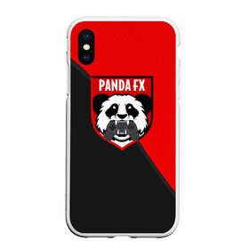 Чехол для iPhone XS Max матовый с принтом PandafxTM в Рязани, Силикон | Область печати: задняя сторона чехла, без боковых панелей | 7f united | fifa | pandafx | панда