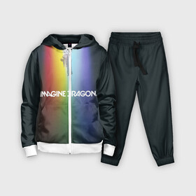 Детский костюм 3D с принтом Imagine Dragons в Рязани,  |  | demons | evolve | mirrors | radioactive | драконы | космос | музыка | нло | ночь | поп | радуга | рок | свет