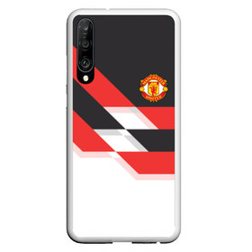 Чехол для Honor P30 с принтом Manchester United - Stripe в Рязани, Силикон | Область печати: задняя сторона чехла, без боковых панелей | manchester united | stripe | манчестер юнайтед | футбол