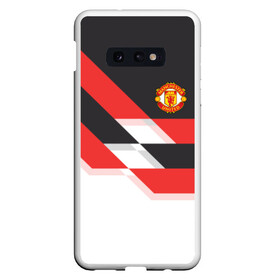 Чехол для Samsung S10E с принтом Manchester United - Stripe в Рязани, Силикон | Область печати: задняя сторона чехла, без боковых панелей | manchester united | stripe | манчестер юнайтед | футбол