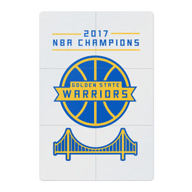 Магнитный плакат 2Х3 с принтом Golden State Champions в Рязани, Полимерный материал с магнитным слоем | 6 деталей размером 9*9 см | basketball | golden state | nba | warriors | баскетбол | голден стейт | нба | спорт | уорриорз