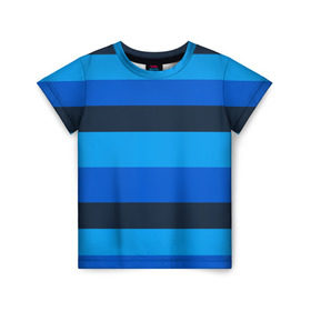 Детская футболка 3D с принтом Фк Зенит в Рязани, 100% гипоаллергенный полиэфир | прямой крой, круглый вырез горловины, длина до линии бедер, чуть спущенное плечо, ткань немного тянется | blue | champions | league | петербург | санкт | синий | форма