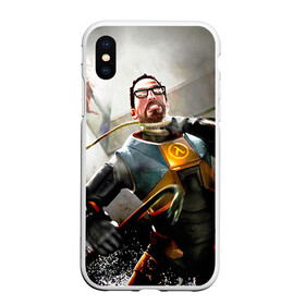 Чехол для iPhone XS Max матовый с принтом Half-Life в Рязани, Силикон | Область печати: задняя сторона чехла, без боковых панелей | freeman | gordon | half | halflife | hl | life | гордон | лайф | фримен | халва | халф | халфлайф | халява