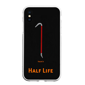 Чехол для iPhone XS Max матовый с принтом Half-Life в Рязани, Силикон | Область печати: задняя сторона чехла, без боковых панелей | freeman | gordon | half | halflife | hl | life | гордон | лайф | фримен | халва | халф | халфлайф | халява