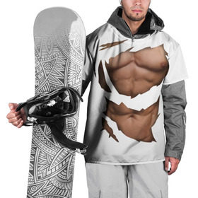 Накидка на куртку 3D с принтом Идеальный рельеф в Рязани, 100% полиэстер |  | Тематика изображения на принте: бодибилдинг | идеальное | креатив | мышцы | накаченный | пресс | рваная | рельеф | спорт | тело