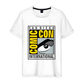 Мужская футболка хлопок с принтом Comic con San Diego в Рязани, 100% хлопок | прямой крой, круглый вырез горловины, длина до линии бедер, слегка спущенное плечо. | california | comics | dark horse | san diego | комиксы | конвенция комиксов | косплей | сан диего | фанарт | фанфик