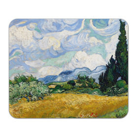 Коврик прямоугольный с принтом Ван Гог Картина в Рязани, натуральный каучук | размер 230 х 185 мм; запечатка лицевой стороны | картина | лето | масло | мировой шедевр | пейзаж