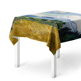 Скатерть 3D с принтом Ван Гог Картина в Рязани, 100% полиэстер (ткань не мнется и не растягивается) | Размер: 150*150 см | картина | лето | масло | мировой шедевр | пейзаж
