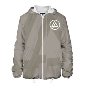 Мужская куртка 3D с принтом Linkin Park Hoodie в Рязани, ткань верха — 100% полиэстер, подклад — флис | прямой крой, подол и капюшон оформлены резинкой с фиксаторами, два кармана без застежек по бокам, один большой потайной карман на груди. Карман на груди застегивается на липучку | Тематика изображения на принте: 0x000000123 | chester | linkin park | линкин парк